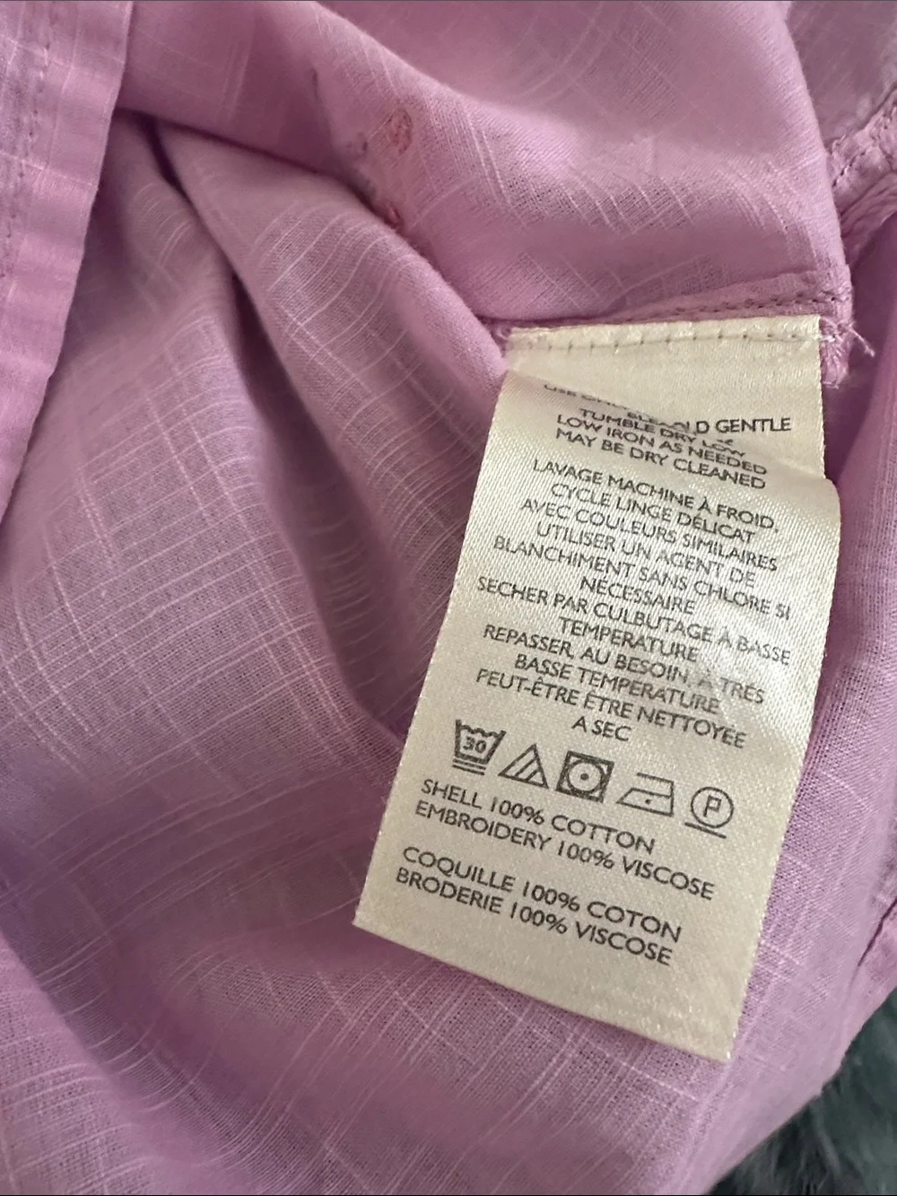 Anthropologie Maeve Cherry Surf Buttondown Shirt - Picture 8 of 9
